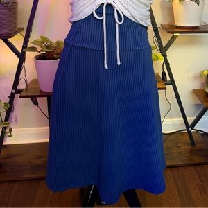 Blue stretchy skirt